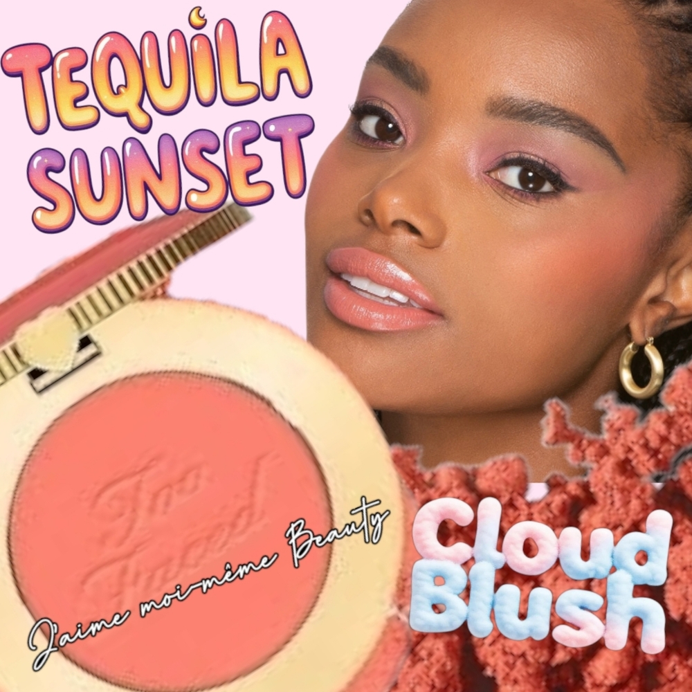 Too Faced CLOUD BLUSH In Tequila Sunset (BRIGHT CORAL)